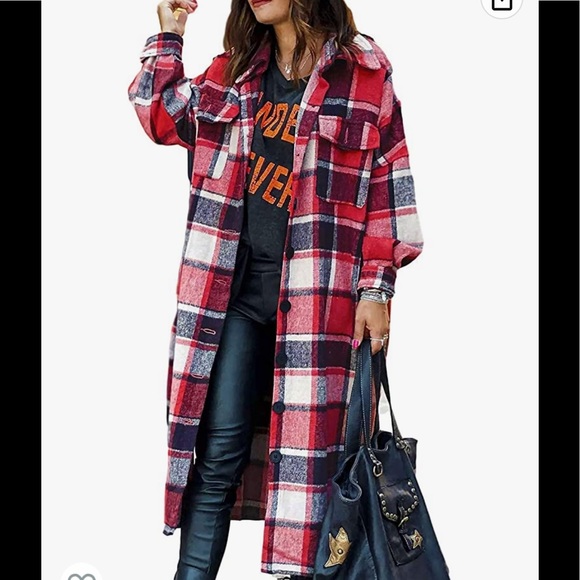 Flannel Shacket - Picture 1 of 2